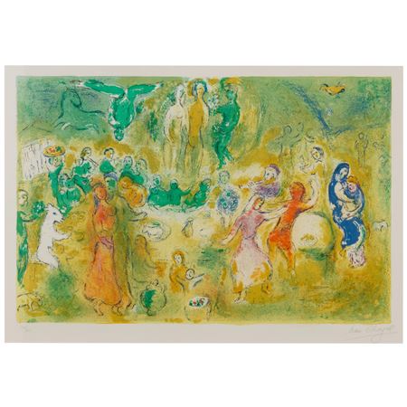 Festin nuptial dans la grotte des nymphes, from Daphnis et Chloé