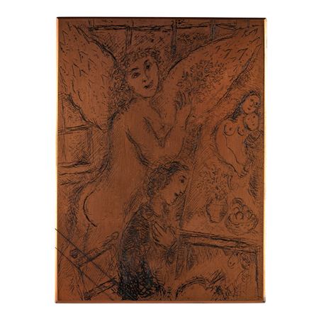 Copper plate for L'Apparition