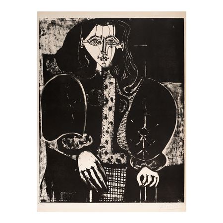 Femme au fauteuil No. 1 (d'après le rouge)