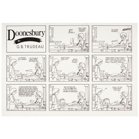 ORIGINAL DOONESBURY CARTOON