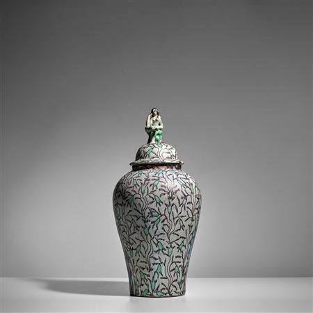 'Flora Enthroned' Vase and Cover