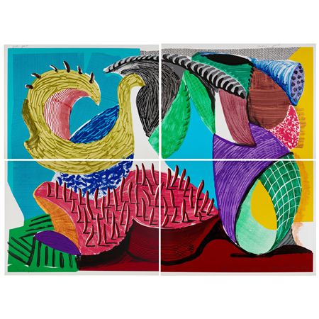 Four Part Splinge, from Some New Prints (MCAT 334, Gemini 1606), 1994