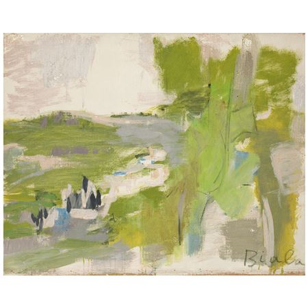 Landscape by Janice Biala - Auction record, sale price, and art valuation. Compare with similar artists and explore comparable artworks.