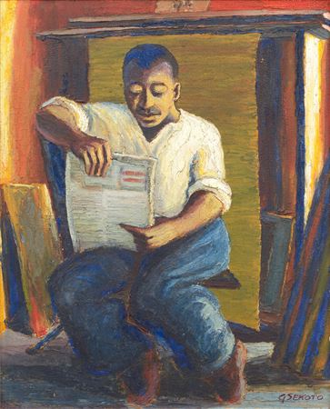 The Artist's Brother by Gerard Sekoto - Auction record, sale price, and art valuation. Compare with similar artists and explore comparable artworks.