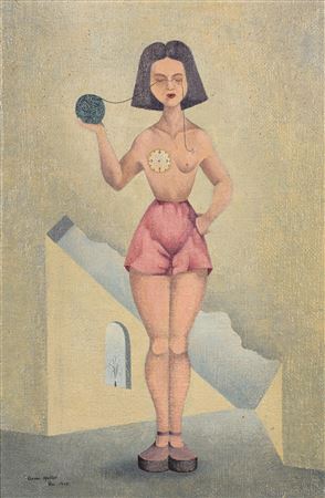 Sample artwork by Oscar Mellor (1921 - 2005), known for paintings - View similar artists and auction records