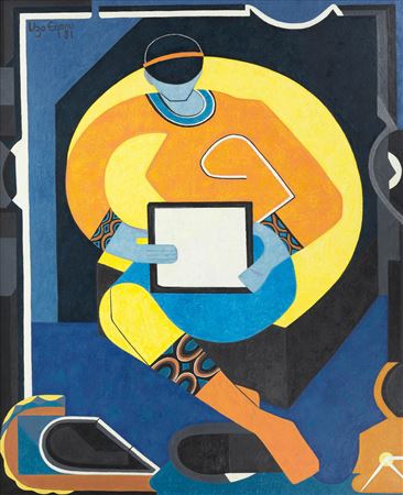 Sample artwork by Uzo Egonu (1931 - 1996), known for painting, printmaking - View similar artists and auction records