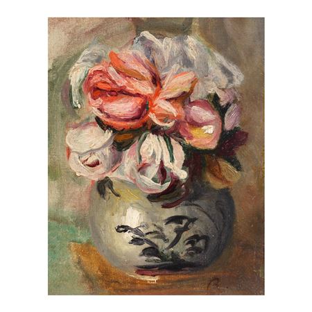 Vase de roses