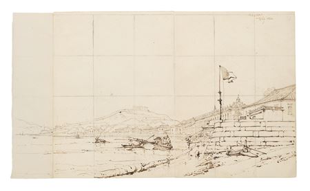 An Extensive View of the Praya Grande from the North, Macao, 1838