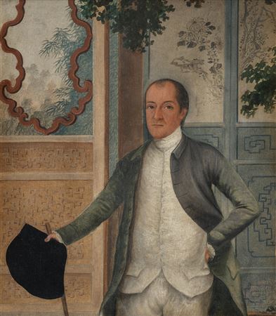Portrait of a Western merchant