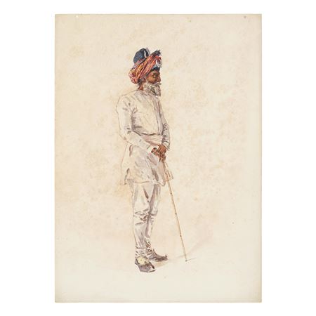 A reader of Sikh scripture