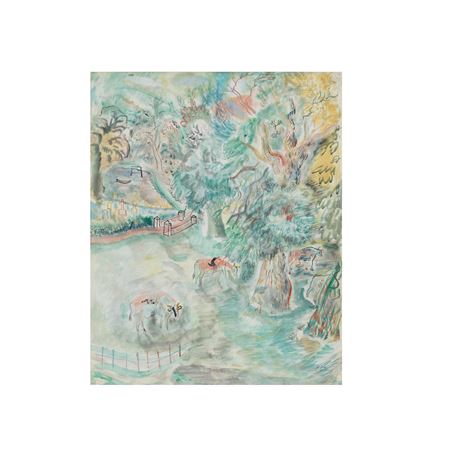Landscape with cows
