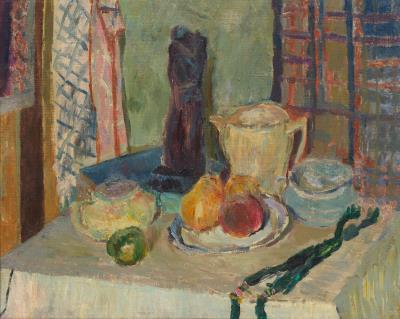 Still life with Statuette