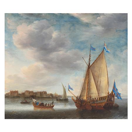 The Royal yacht Mary in the Thames, August 1660
