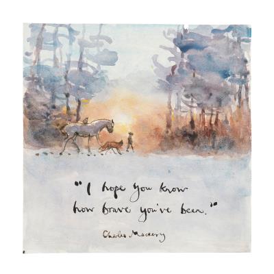 I hope you know how brave you've been