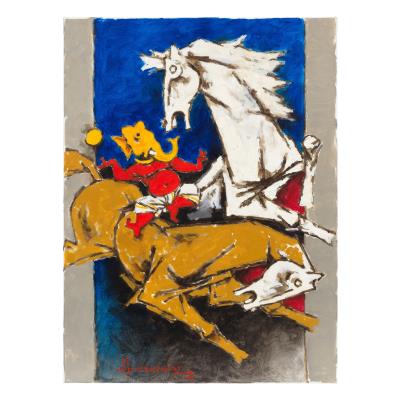 Untitled (Horses & Ganesh)