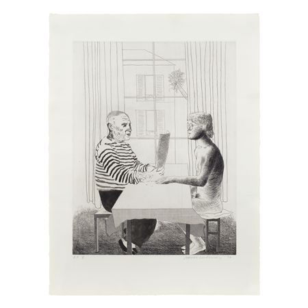 Artist and Model (Scottish Arts Council 160; M.C.A. Tokyo 152)