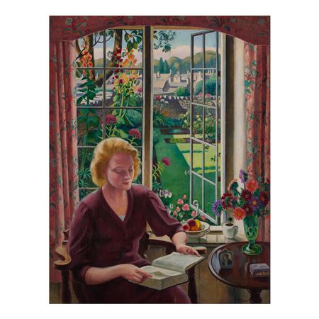 Girl at the window by Adrian Paul Allinson - Auction record, sale price, and art valuation. Compare with similar artists and explore comparable artworks.