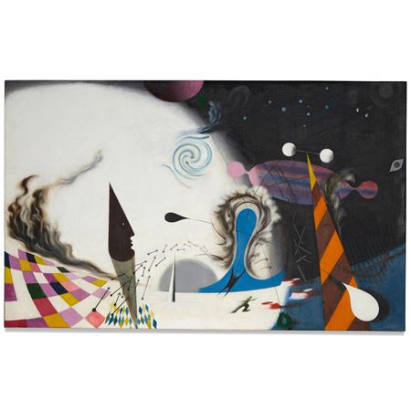 Tensity in Universe, 1941 by Herbert Bayer - Auction record, sale price, and art valuation. Compare with similar artists and explore comparable artworks.