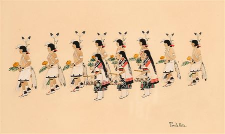 Untitled (line of dancers)