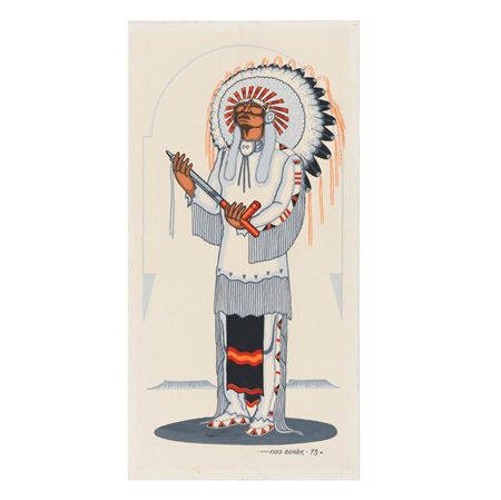 "Peace Pipe Ceremony," 1973