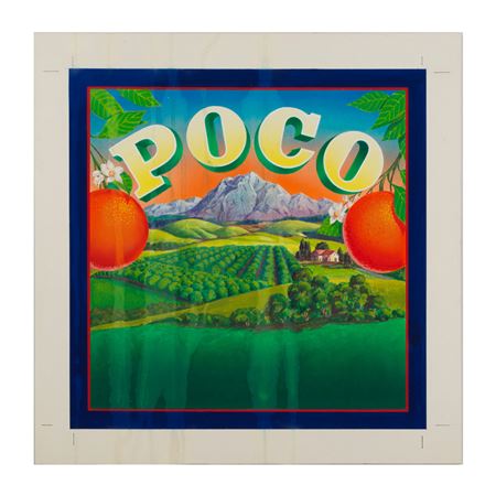 Poco: The original album cover art by Gary Burden for their self-titled album Poco