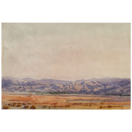 Pioneer Home on the Plains and Rain, Brush Fire Sun and Near Coalinga (group of three) (3)