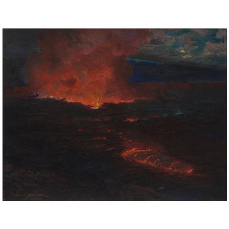 Kīlauea Volcano at Night (Halemaʻumaʻu)