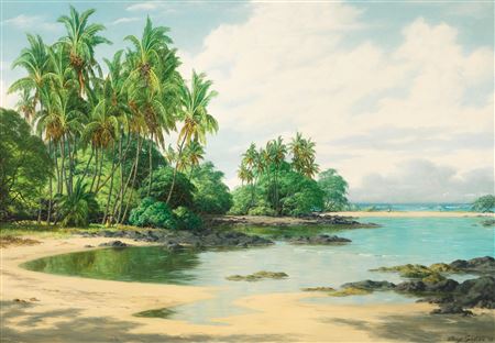 Puakō Ponds, Hawaiʻi by Lloyd Sexton Jr - Auction record, sale price, and art valuation. Compare with similar artists and explore comparable artworks.