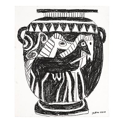Urn with Horses, 2010