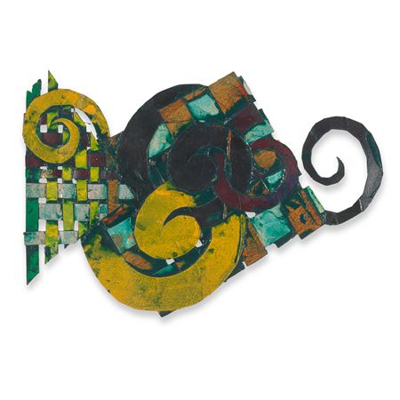 Untitled (Spiral Collage)