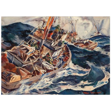 Heavy Seas (a double sided work)