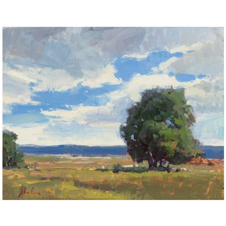 Landscape with tree
