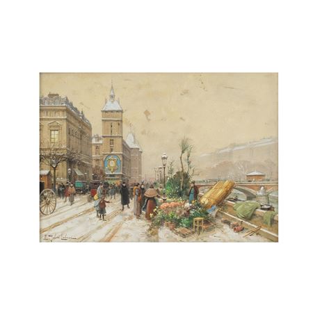 La marché aux fleurs de l'île de la Cité