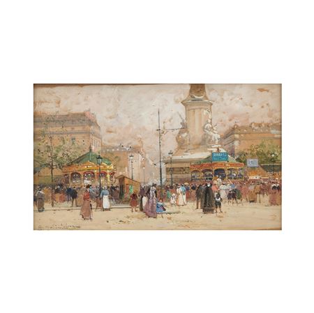 La Place de la République animée