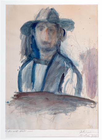 Homme avec chapeau