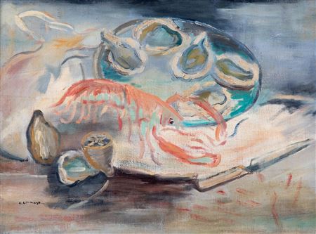 Nature morte au homard et citrons