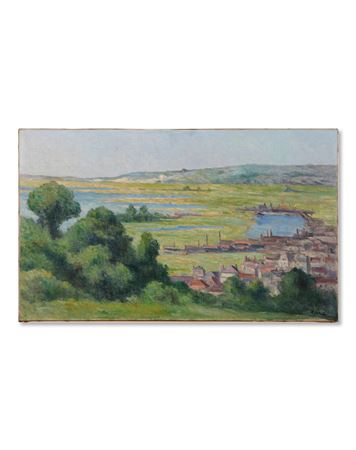Surroundings of Honfleur, factories
