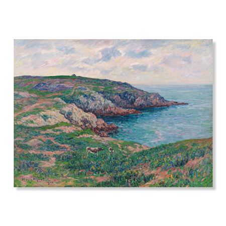 Cliffs in Clohars, calm weather