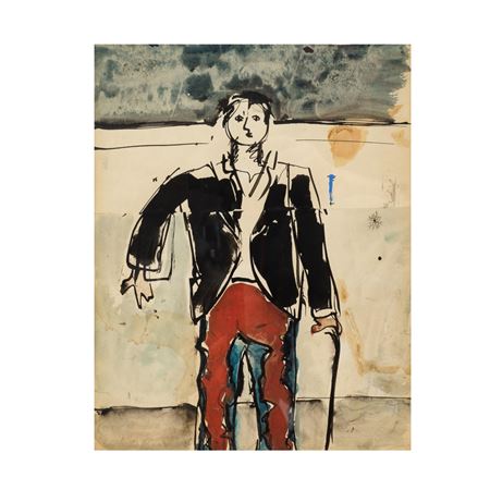 L'homme au pantalon rouge