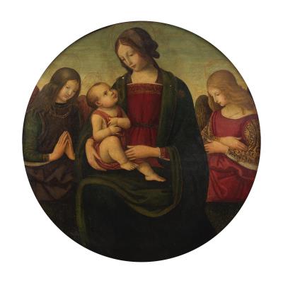 Virgin and Child and Angels