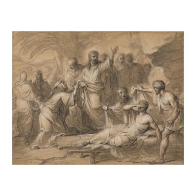 Etude pour la résurrection du fils de la veuve de Naïm