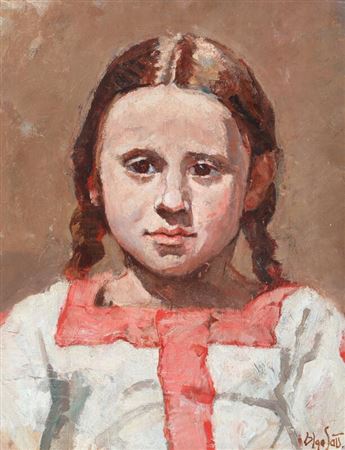 Portrait of a Girl by Olga Andrea Mathilde Lau - Auction record, sale price, and art valuation. Compare with similar artists and explore comparable artworks.