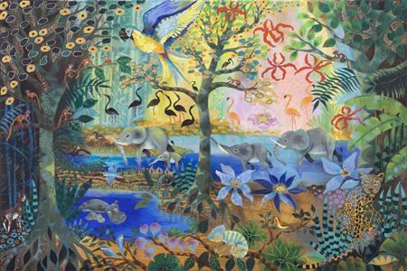 Sample artwork by Mie Eje (Born 1958), known for painting - View similar artists and auction records