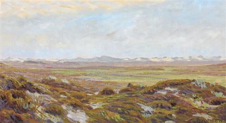 Scenery from Henne Strand by Christen Lyngbo - Auction record, sale price, and art valuation. Compare with similar artists and explore comparable artworks.