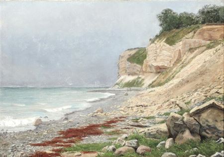 View of the coast of Højrup, in Stevns