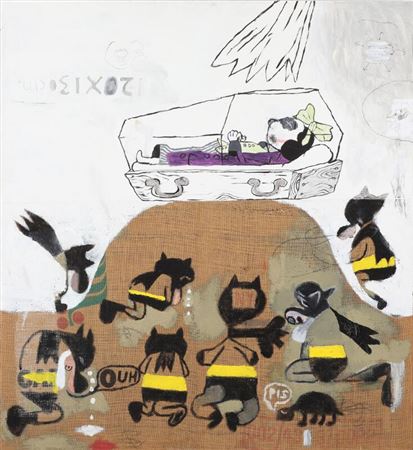 Sample artwork by Soren Behncke (Born 1967), known for painting - View similar artists and auction records