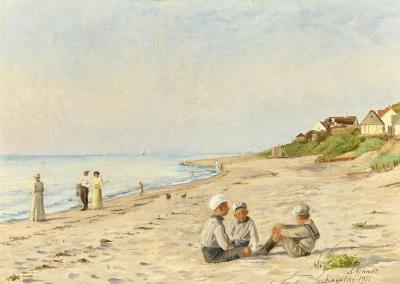 A summer day at Tisvilde beach