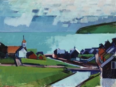 Scenery from Kvivik, The Faroe Islands