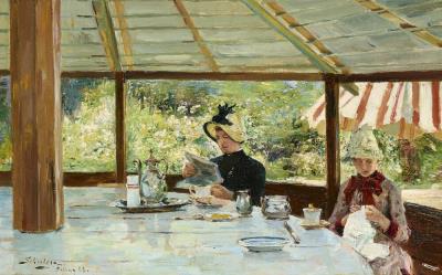 Summer day at Bellevue by Carl Schlichting-Carlsen - Auction record, sale price, and art valuation. Compare with similar artists and explore comparable artworks.