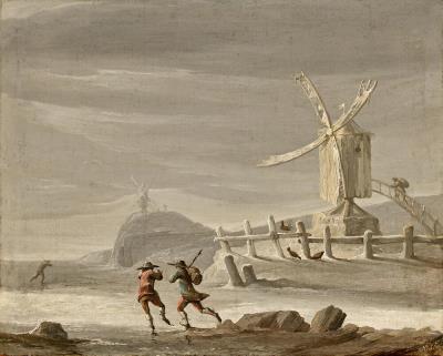 A winter day with ice skaters on a frozen lake by Peter Cramer - Auction record, sale price, and art valuation. Compare with similar artists and explore comparable artworks.